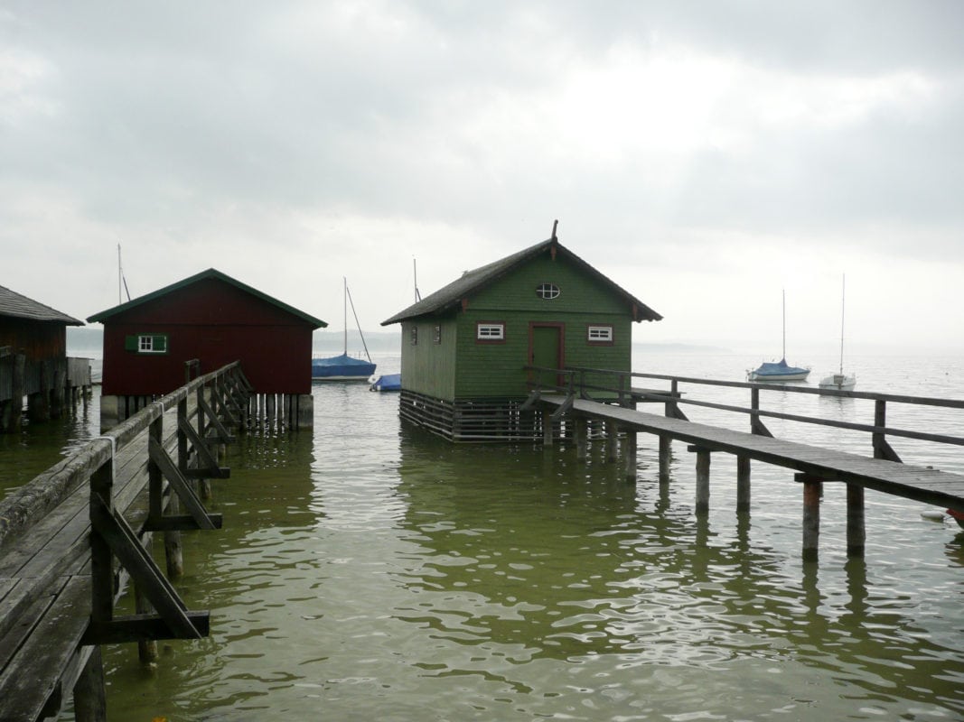 Bootshäuser am Ammersee