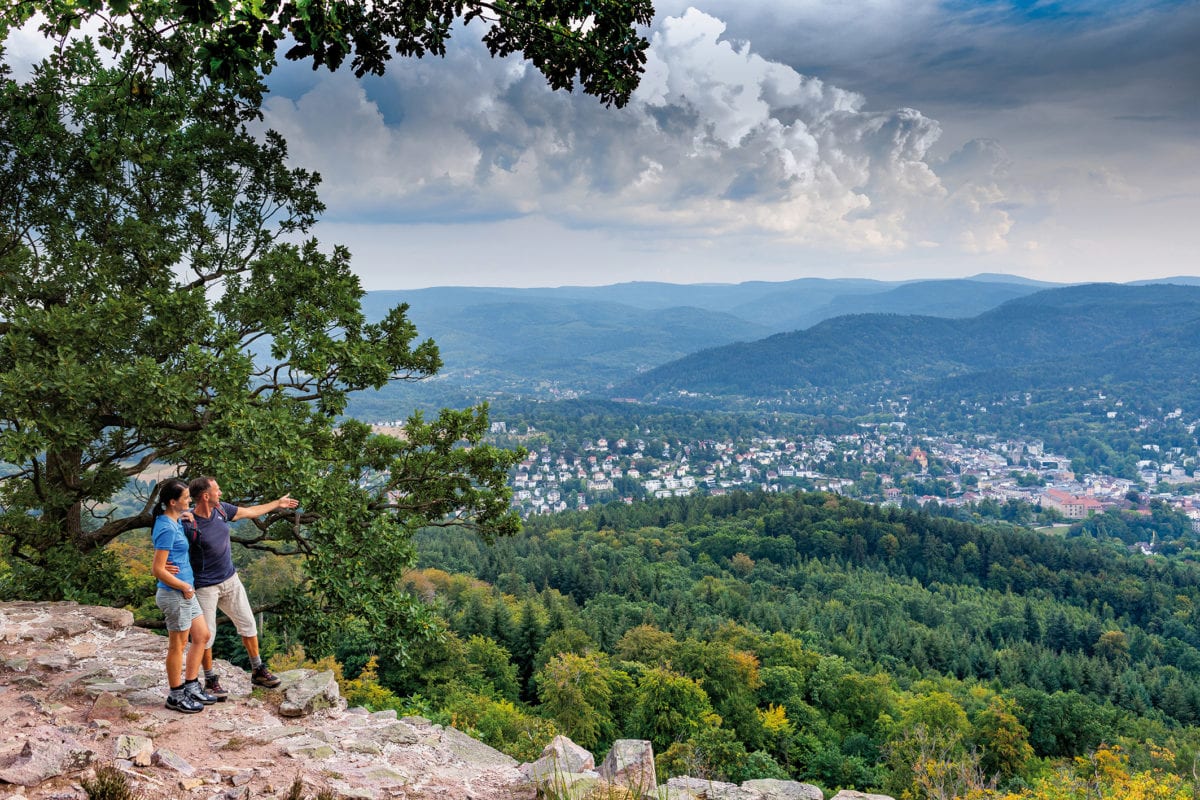 Baden-Baden Wandern (Stadtblick)