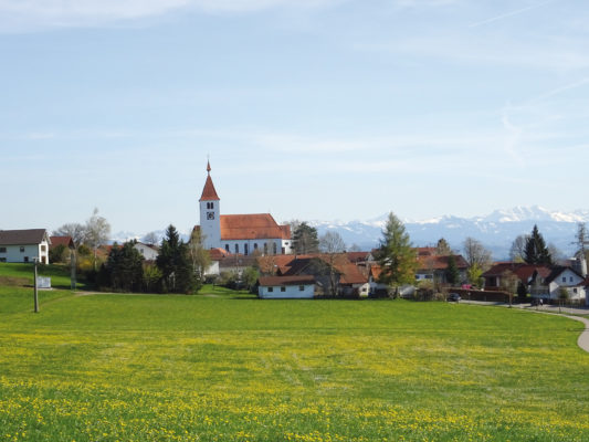 Blick auf Haldenwang