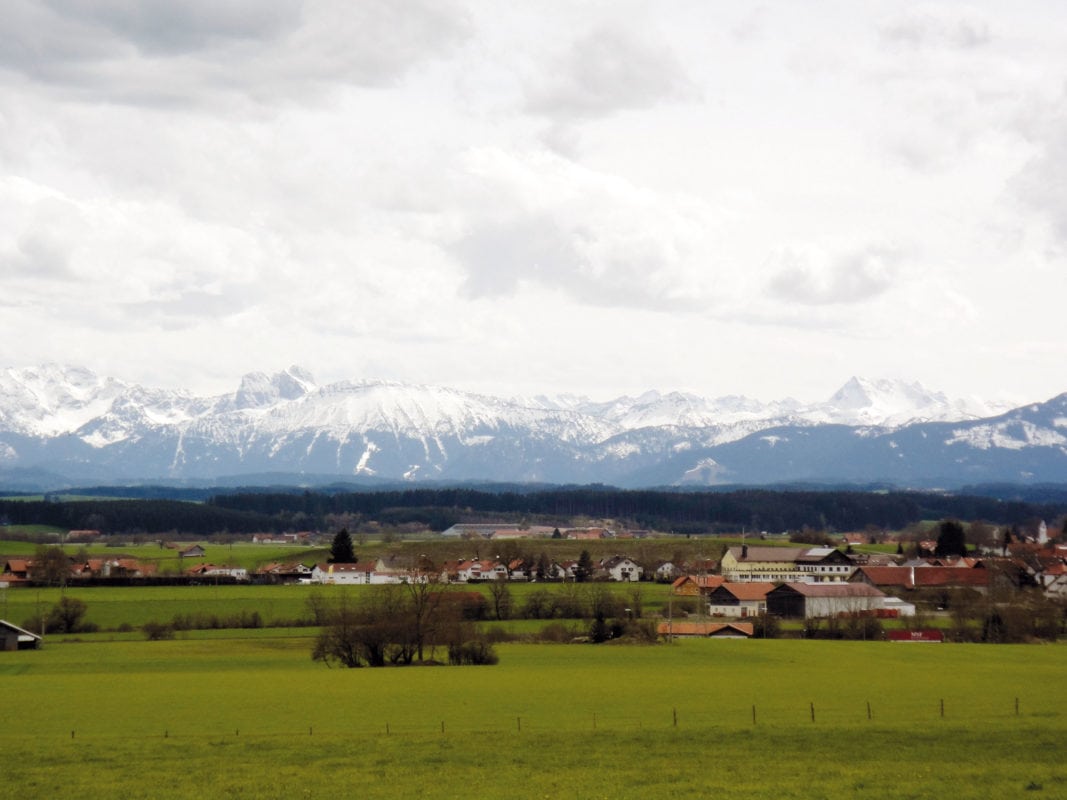 Blick auf Ruderatshofen