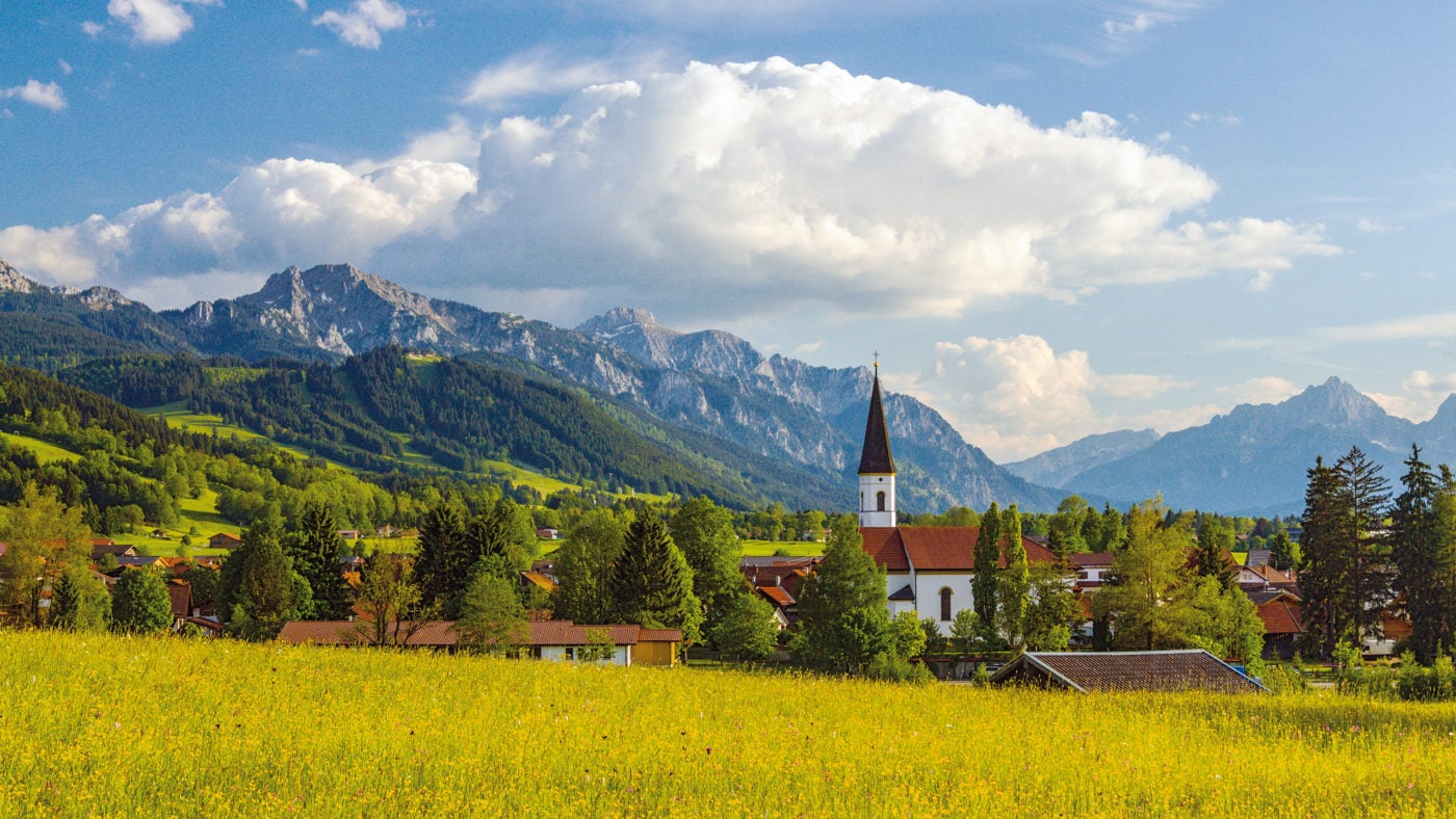 Blick auf Trauchgau