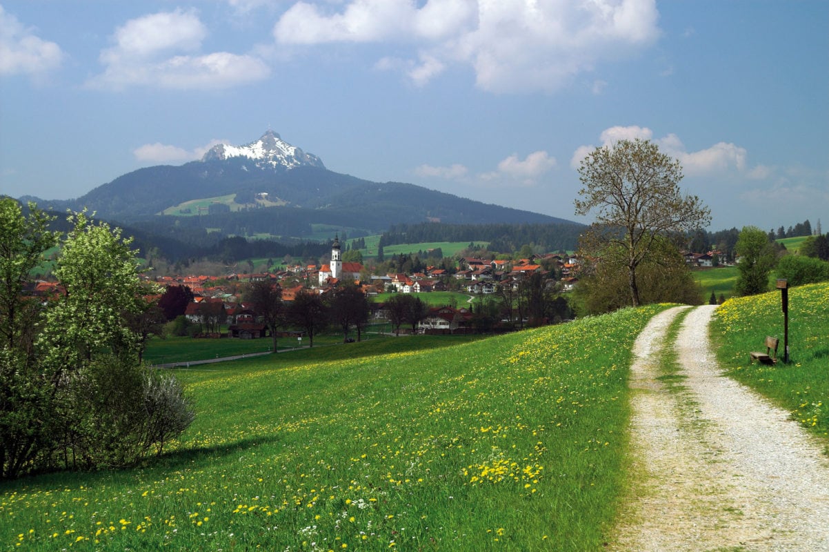 Blick auf Wertach