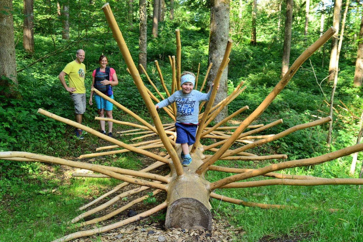 Carl-Hirnbein-Erlebniswanderweg mit Familie