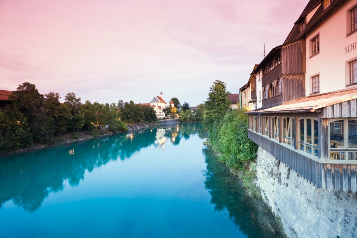 Füssen Lech Altstadt