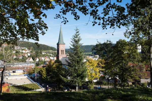 Furtwangen Blick auf die Stadt
