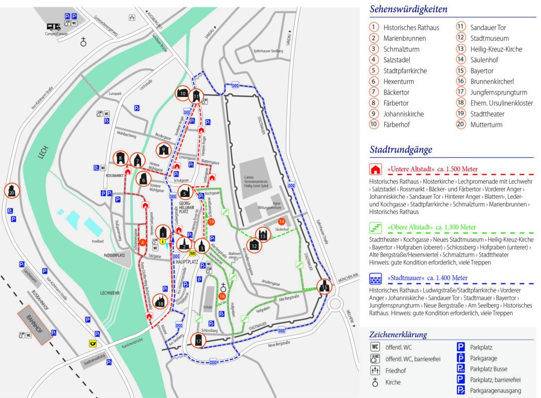 Landsberg Stadtplan