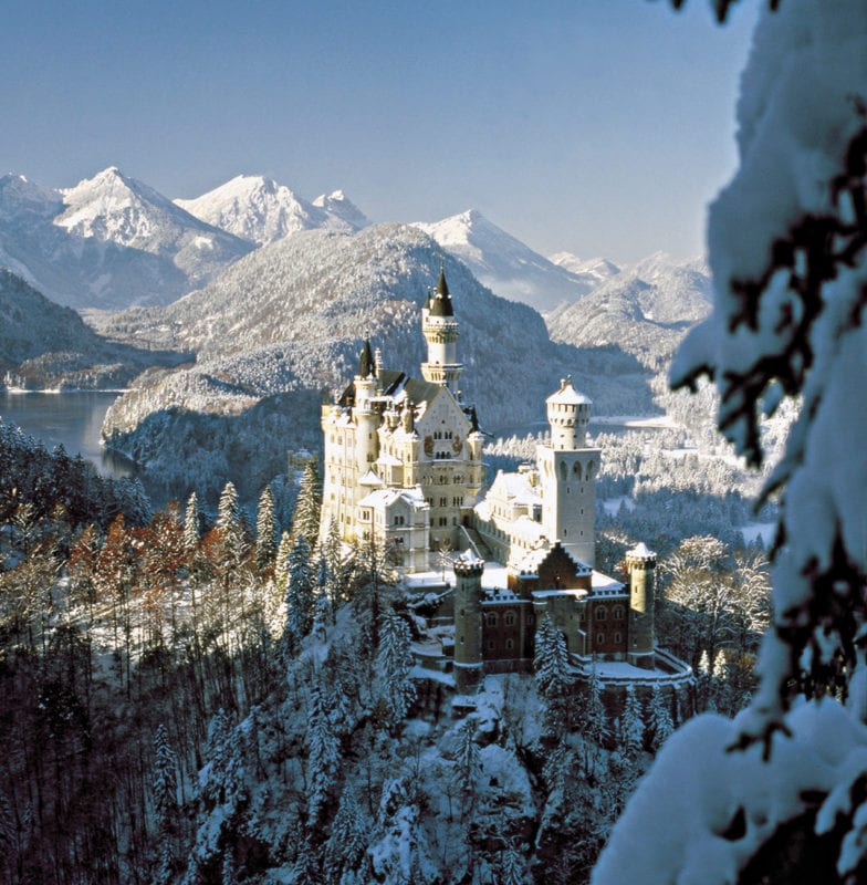 Schloss Neuschwanstein im Winter